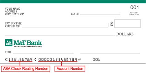 m and t routing number maryland